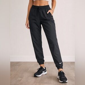 Nike Dri-FIT One High Waisted Joggers Black Small Athletic Workout Pants Womens